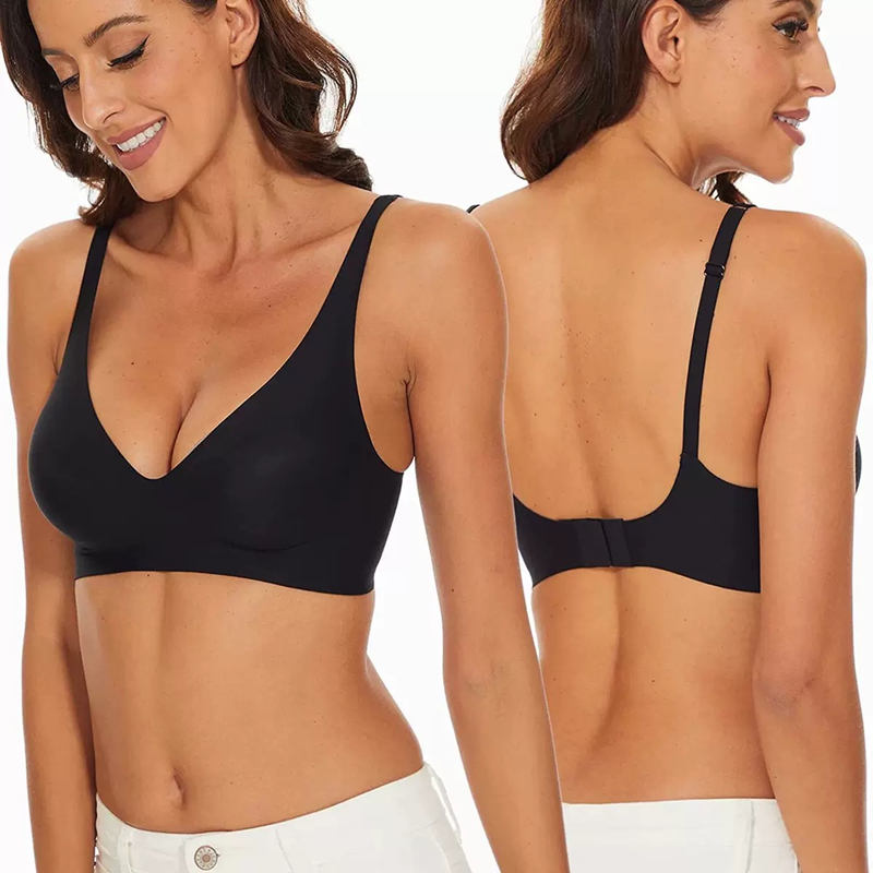 Sexy Seamless Jelly Bra S-4XL  - Rugged Sport Strap ulasan dan harga