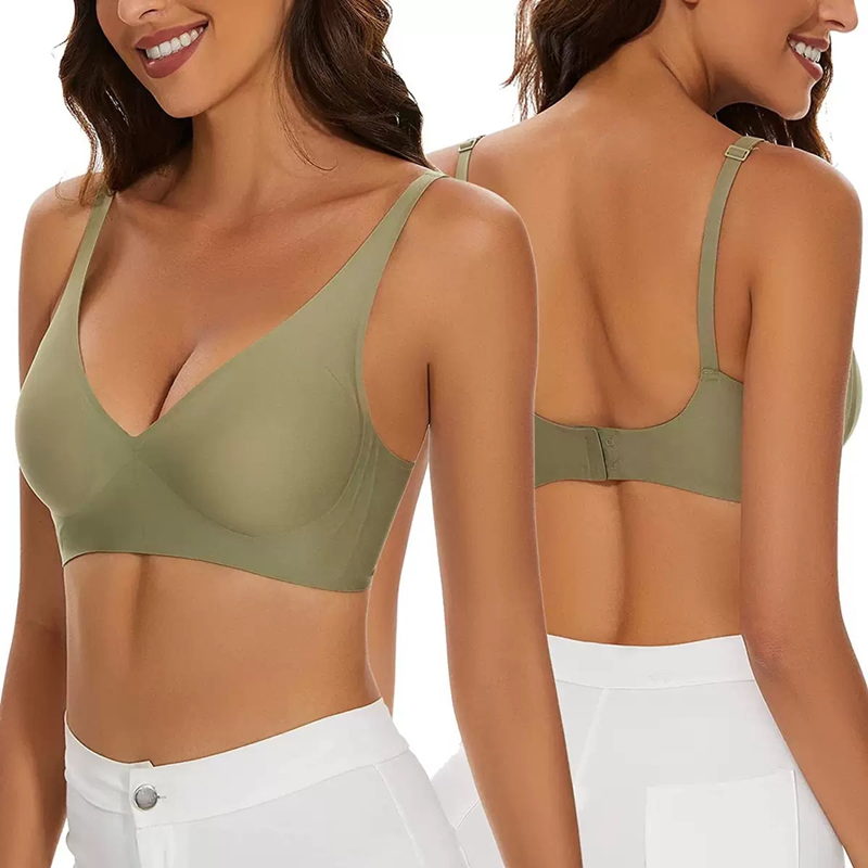 Sexy Seamless Jelly Bra S-4XL  - Rugged Sport Strap ulasan dan harga