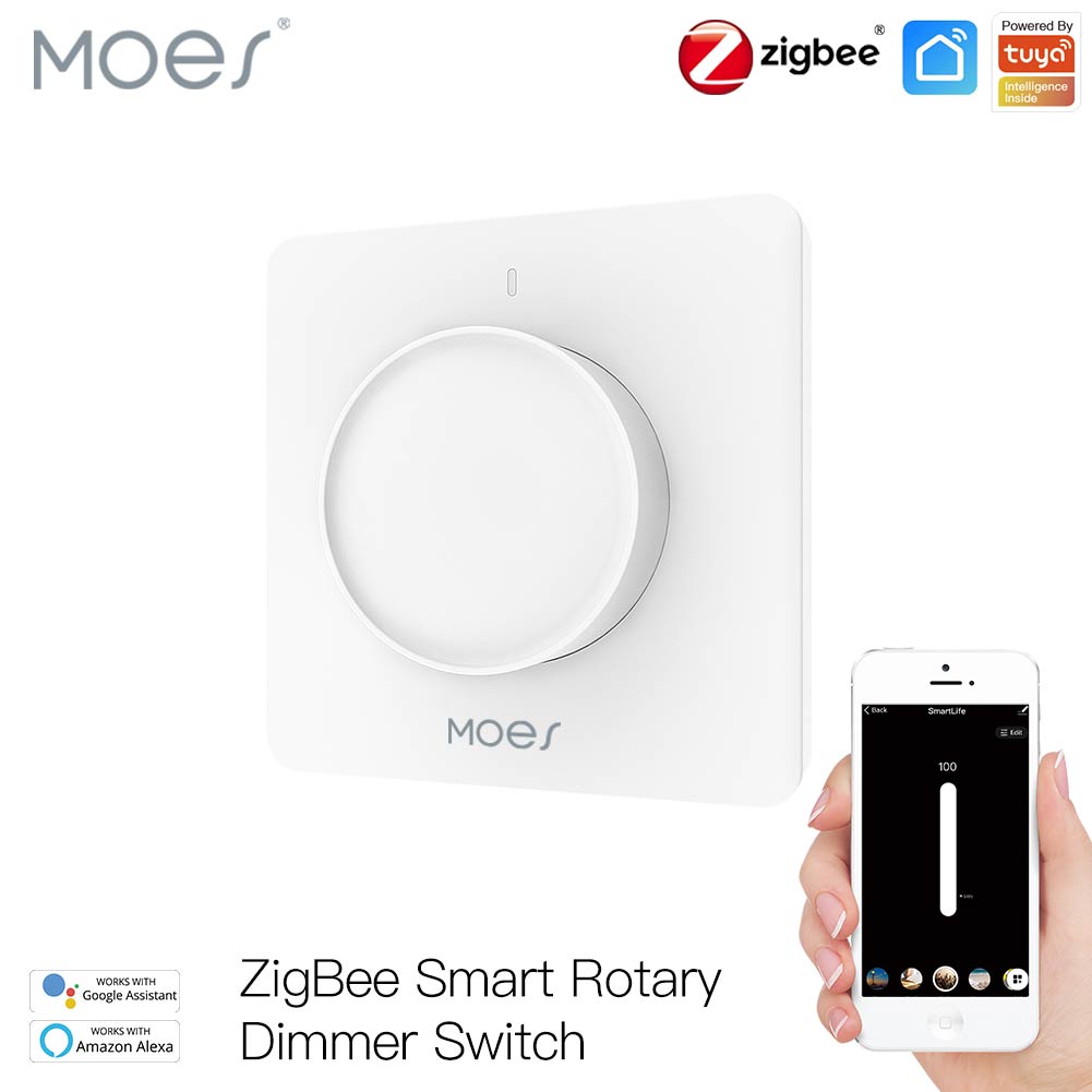 MOES Tuya Zigbee Smart Rotary  - Smart Accessories ulasan dan harga