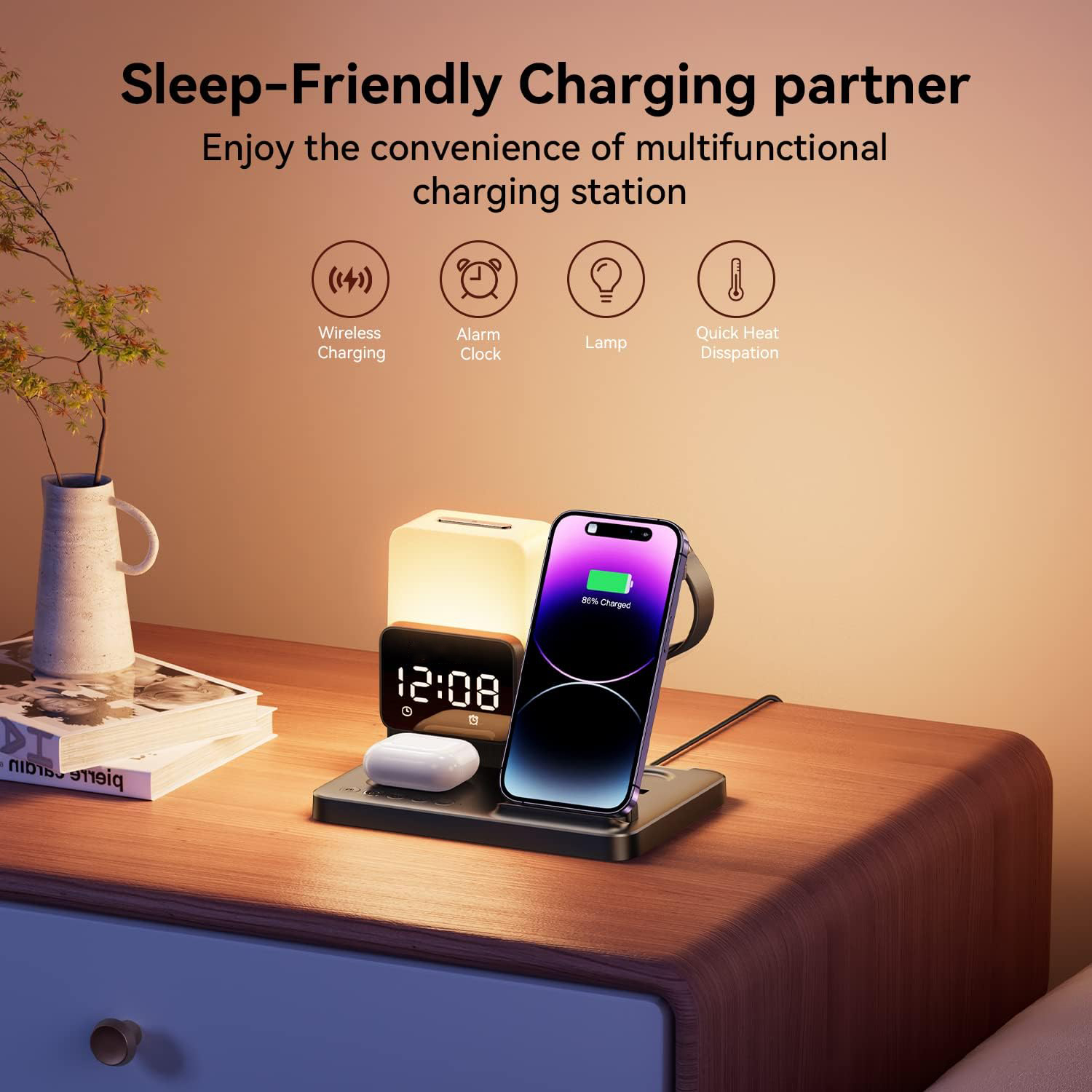 6 In 1 Foldable Lamp Wireless  - Smartwatch X12 ulasan dan harga